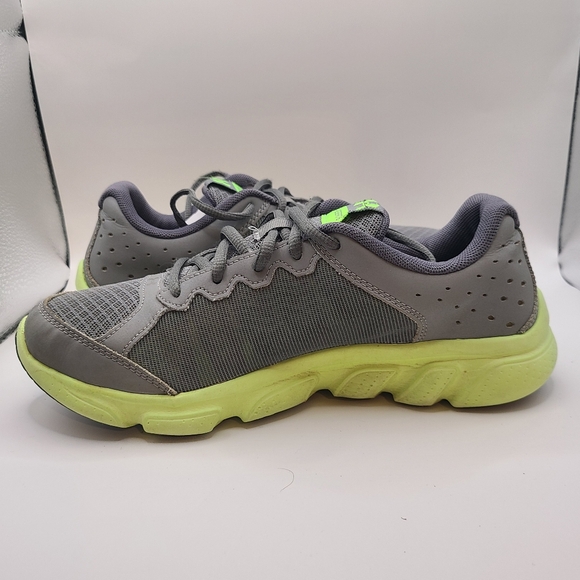 Under Armour Youth Boy's Assert 6 Running Shoes Grey/Green Size: 6Y - Picture 6 of 9
